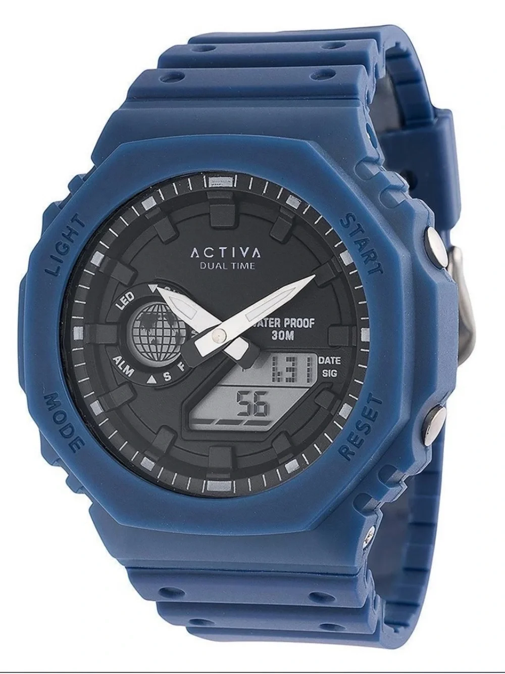 Activa Sonar X Invicta Analog Digital Men's Watch - 45.5mm, Blue